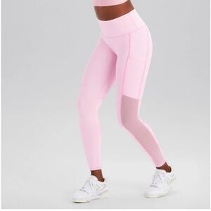 {FABLETICS} On-The-Go PowerHold High-Waisted Legging Pretty Pink Electric Rose